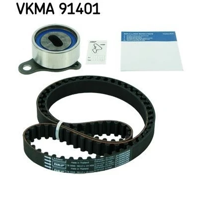 Imagen de SKF VKMA 91401 Kit de correa distribución 113 con perfil redondeado dientes TOYOTA: Corolla VI Berlina, Liftback
