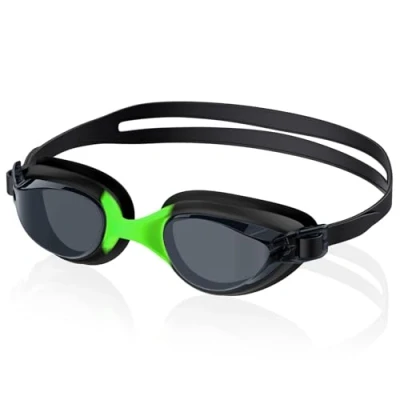 Imagen de Ambienden Gafas Natacion Unisex, Antivaho Y A Prueba De Fugas Lentes Transparentes, Puente Nasal Color Amplio Campo VisióN, Adecuadas Para Hombre Mujer Adultos