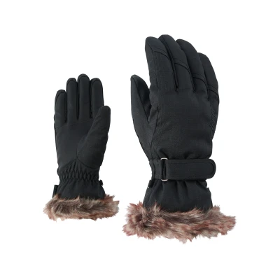 Imagen de Ziener Kim Lady Mujeres Guantes De Esquí (Talla: 7, Negro)