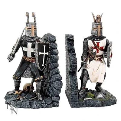 Imagen de Nemesis Now The Duel Sujetalibros (24 cm), Color Gris