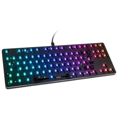 Imagen de Glorious gaming GMMK TKL 85%, Barebones (solo carcasa) Teclado mecánico, RGB por tecla, hot swap y personalizable, distribuciones internacional / ISO Negro