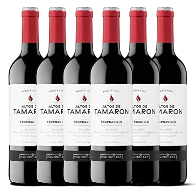 Imagen de Altos De Tamaron Vino Tinto Tempranillo VTCL 6 Botellas x 750 ml Total: 4500