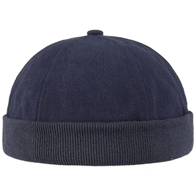 Imagen de Myrtle Beach Gorro unisex de chef con 6 paneles azul marino Talla única
