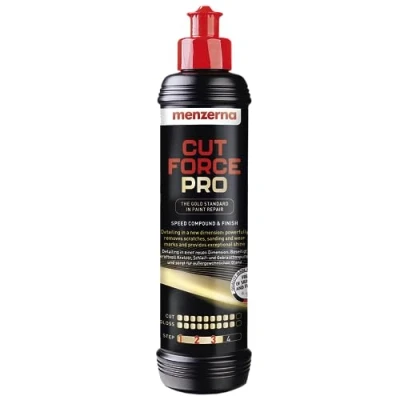 Imagen de Menzerna Cut Force Pro Auto Politur 250 ml 3 en 1 All in One zum Kratzentfernen Profi Step Polierpaste Schleifpaste für alle Lackarten Poliermittel zur Lackpolitur