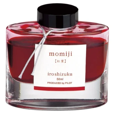 Imagen de Pilot Iroshizuku Fountain Pen Ink 50 ml Bottle Momiji Autumn Leaves (Crimson) (japan import)