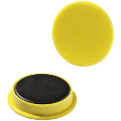 Imagen de Durable 475404 Imanes, embalaje industrial, 37 mm, 1000p, amarillo, 20 piezas