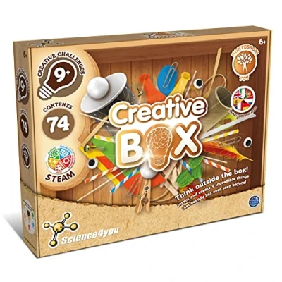 Imagen de Science4you Caja Creativa Kit de Manualidades para Niños 6 7 8 9 10+ años CREA Tus Proyectos Creativos Juguete Educativo Montessori, Regalo Original