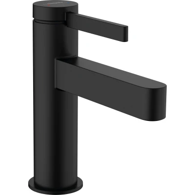 Imagen de hansgrohe Finoris Grifo monomando de lavabo 100 con vaciador Push Open, blanco mate, 76010700