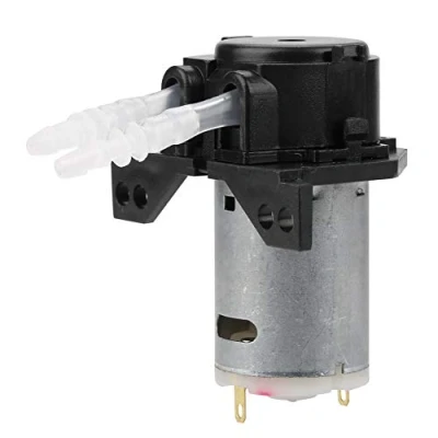 Imagen de FTVOGUE Bomba Peristáltica DC12V / 24V Dosificadora DIY Cabeza de Tubo Peristáltico Para el Laboratorio Análisis Químico Químico(Black 12v 3 * 5)