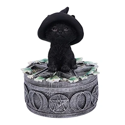 Imagen de Nemesis Now Gatos del Coven Figura pequeña, Resina, Negro, 15 cm