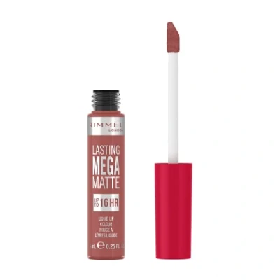 Imagen de Rimmel London, Lasting Mega Matte, Labial fijo, 200, Pink Blink, 7.4 ml
