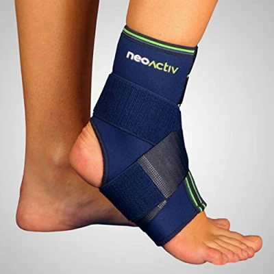 Imagen de Emo Tobillera ajustable, Neopreno, Esguince, Práctica deportiva, Azul, TB05A