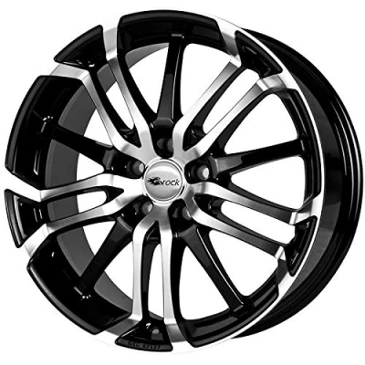 Imagen de Brock B26 8,5 x 19 et 30 Círculo del perno 5 112 Hub centrado 66,6 580070338, Negro front polished