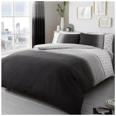 Imagen de GC GAVENO CAVAILIA Juego de Funda nórdica para Cama Matrimonio (200 x 200 cm), polialgodón, Color Gris