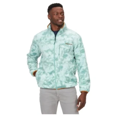 Imagen de Marmot Aros Printed fleece jacket Warm Hombre, Blue Agave Ice Dye, S