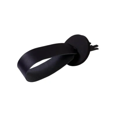 Imagen de Meinl Cymbals BR6 Correa de cuero para platillo sinfónico, incluye almohadilla grande, color negro