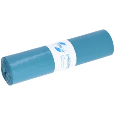 Imagen de Deiss 10042 Premium Bolsas de basura (700 x 1100 0,05 mm, 25 unidades), color azul
