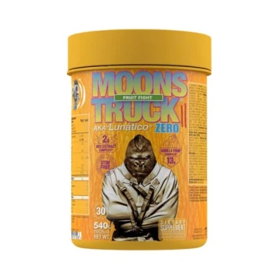Imagen de ZOOMAD LABS Moonstruck II ZERO, Polvos Pre Entreno sin cafeina, Suplemente para Deportistas, Training, Workout en Polvo, Cafeína, Citrulina 510g (Fruit Fight)