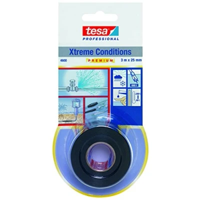 Imagen de tesa 04600 00001 00 Cinta de reparacion Xtreme Conditions Serie 4600 3m x 25mm Negro, Not_Applicable, 3mx25mm