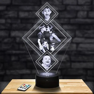 Imagen de Lampephoto.fr lámparas led personalizadas, regalos personalizados, idea regalo, navidad, luz de noche personalizada, originales para bodas, regalo personalizado,lampara 3d personalizada