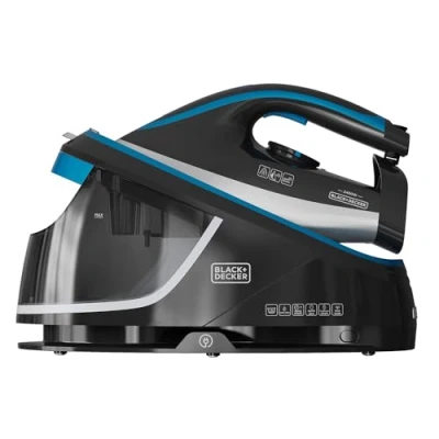 Imagen de BLACK+DECKER BXSS2401E Centro de planchado, 2400W, golpe vapor 200g/min, continuo 120g/min, 1.5L depósito extraible, función ECO, caliente en 1 min, sistema antical, autoapagado