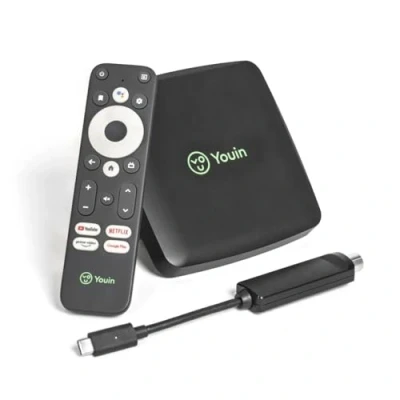 Imagen de Reproductor multimedia Youin You Box EN1060K, TDT, Chromecast Built in, HDMI, Bluetooth, 4K UHD, Negro