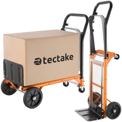 Imagen de TecTake Carro plataforma de transporte manual Carretilla resistente hasta 80 kg