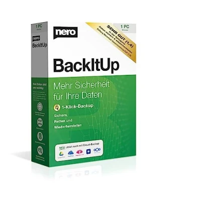Imagen de Nero BackItUp Caja con enlace de descarga protección datos, backup, copia seguridad, recuperación nube licencia ilimitada 1 PC Windows 11 / 10 8 7