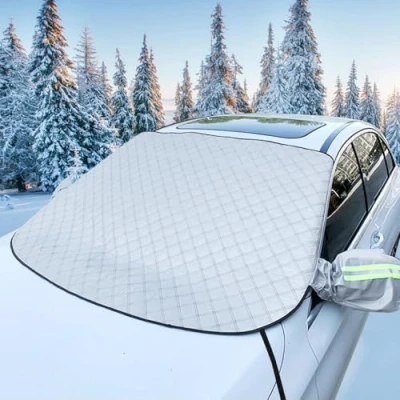 Imagen de DASHENGFANG Protector de Parabrisas,para Mercedes GLA 180 200 250 250e Cubierta Parabrisas Coche,Funda Plegable Parabrisa Delantero para Coche Protege Hielo,Nieve Viento