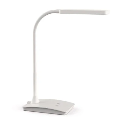 Imagen de MAUL Lampara escritorio MAULpearly 26,5x10,6x37,5 cm de regulable mesa LED moderna para con luz 3000 6500K Blanco