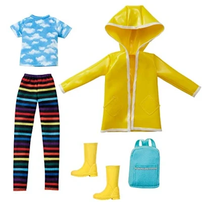 Imagen de Creatable World Pack de Moda, Ropa para Muñeco Unisex Dia Lluvia (Mattel GKV37) , color/modelo surtido
