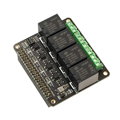 Imagen de xicoolee 4 CH Relay Raspberry Pi Power Expansion Board Module Four Channel, for Zero/Zero W/Zero WH/2B/3B/3B+/4B
