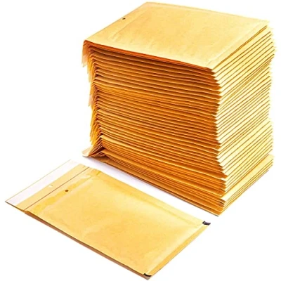 Imagen de Sobres Acolchados de Papel Burbuja Interior Polietileno, Color Marrón, Bolsas para Envíos con Capacidad Albergar Documentos Ofituria (5 Sobres, 220 x 340 mm)