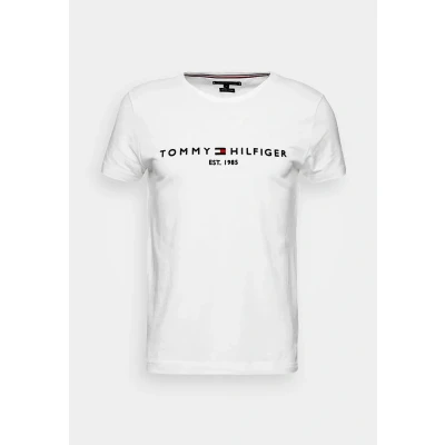 Imagen de Tommy Hilfiger LOGO TEE Camiseta estampada, Hombre, Talla: 3XL, White