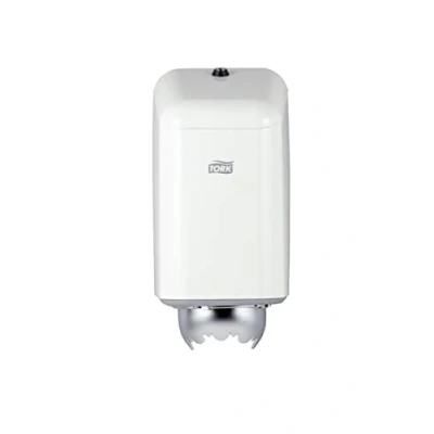Imagen de Tork Mini Dispensador de Rollo Interno Blanco M1, Operación con una sola mano, 200040