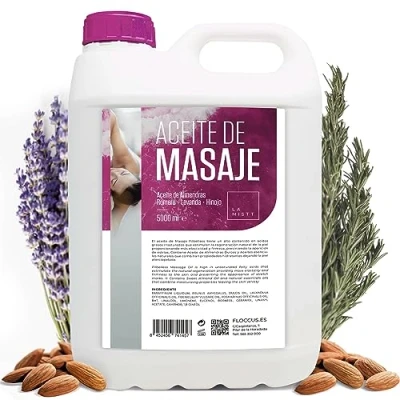 Imagen de Aceite de Almendras Dulces, Romero, Lavanda e Hinojo para Masajes profesionales corporal 5L