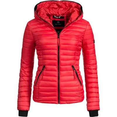 Imagen de Navahoo Chaqueta Guateada de Entretiempo para Mujer Kimuk Rojo XS