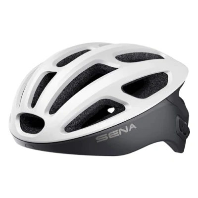 Imagen de Sena R1 Smart Helmet para ciclismo (Matte White, M)