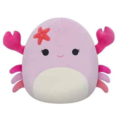 Imagen de Squishmallows Pink Crab Add Cailey to Your Squad, Ultrasoft Stuffed Animal Toy, Oficial Kellytoy Plush, Color Verde (Jazwares SQCR04068)