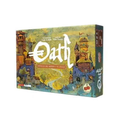 Imagen de 2Tomatoes Games Oath: Crónica del Imperio y el Exilio Juego de Mesa Competitivo Escribe la Historia una Tierra Antigua Español, Inglés, Francés 1 6 Jugadores Temática: Fantasía