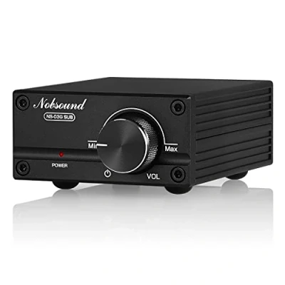 Imagen de Nobsound amplificador de subwoofer 100 W, potencia monofónico, digital, mini audio (sin fuente alimentación)