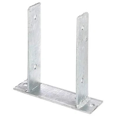 Imagen de Alberts 212827 Anclaje Para postes en forma de U, atornillar, Galvanizado caliente, Anchura apertura 121 mm