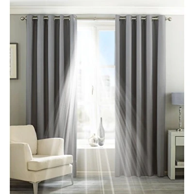 Imagen de Riva Home Paneles Paoletti Dos Cortina, De Poliéster, Plata, 66 X 54 (168 137 Cm), Tela, 66x54 (168x137cm)