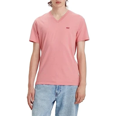 Imagen de Levi&#039;s Original Housemark V Neck, T Shirt para Hombre, Mauveglow, S