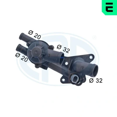 Imagen de ERA 350578A Termostato, refrigerante 80 con junta sensor Plástico carcasa (cárter) VOLKSWAGEN: Golf 6, 5, Scirocco III, SEAT: Ibiza 4