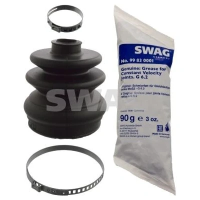 Imagen de SWAG 82 91 8771 Fuelle Palier Eje delantero, lado de engranaje Caucho con grasa abrazaderas NISSAN: MICRA 2