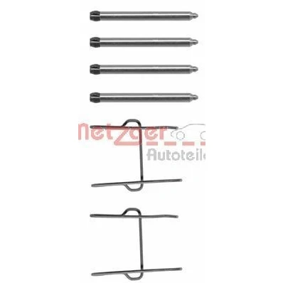 Imagen de METZGER 109 1081 Kit de accesorios, pastillas frenos CITROËN: Saxo Hatchback, AX, PEUGEOT: 106 II I Hatchback
