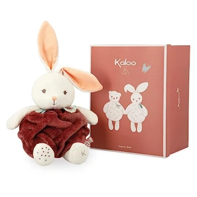 Imagen de Kaloo Plume, Burbuja de Amor Conejo Canela, Peluche Suave 30 cm, Dudú Bebé Grande, Desarrolla el Tacto, Bonita Caja Regalo Personalizable, Desde Nacimiento, K214003