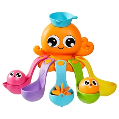 Imagen de Toomies E73104 Tomy 7 in 1 Activity Octopus, Kids Toys for Water Play, Fun Bath Accessories Babies and Toddlers, Suitable 18 Months Older, Multicoloured