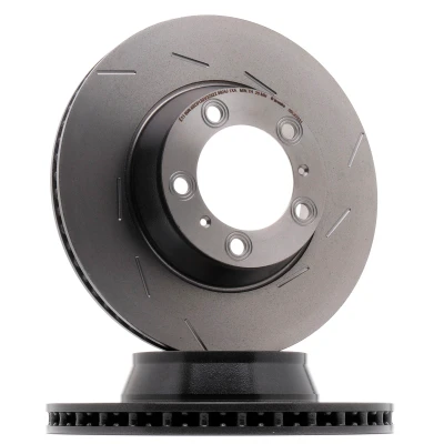 Imagen de BREMBO 09.C878.31 Disco de freno 330 28 5 ranurado, ventilación interna revestido altamente carbonizado con tornillos PORSCHE: Panamera